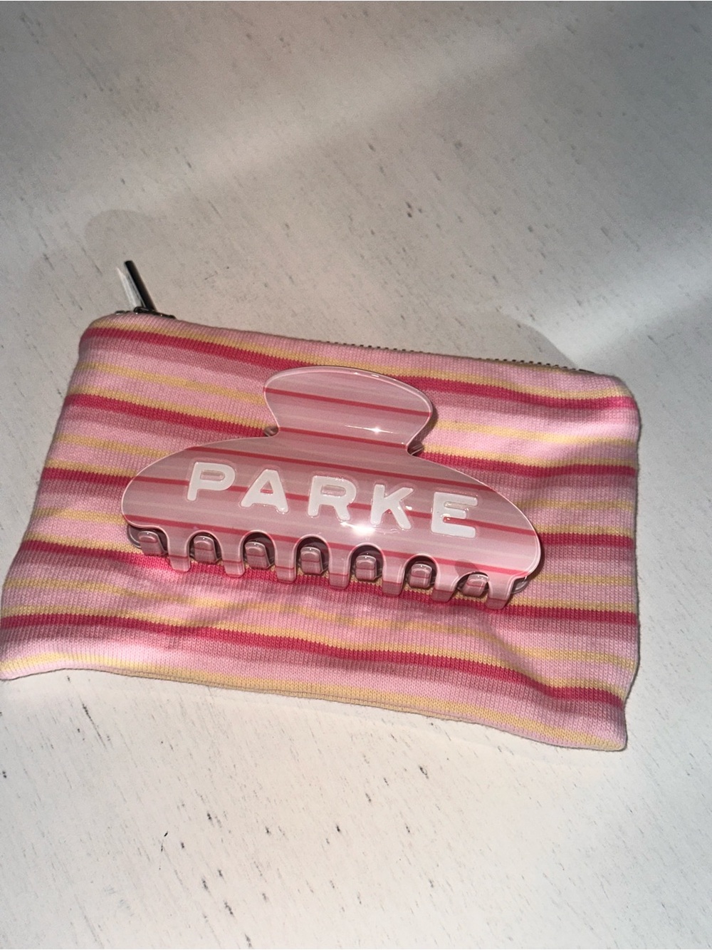 PARKE It’s A Girl Stripe Clip